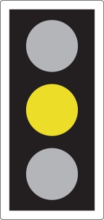 AMBER means ‘Stop’ at the stop line. You may go on only if the AMBER appears after you have crossed the stop line or are so close to it that  to pull up might cause an accident